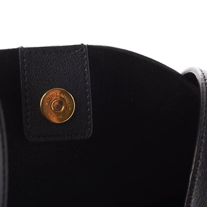 Saint Laurent Calfskin Large Shopping Tote Black 13 of 16