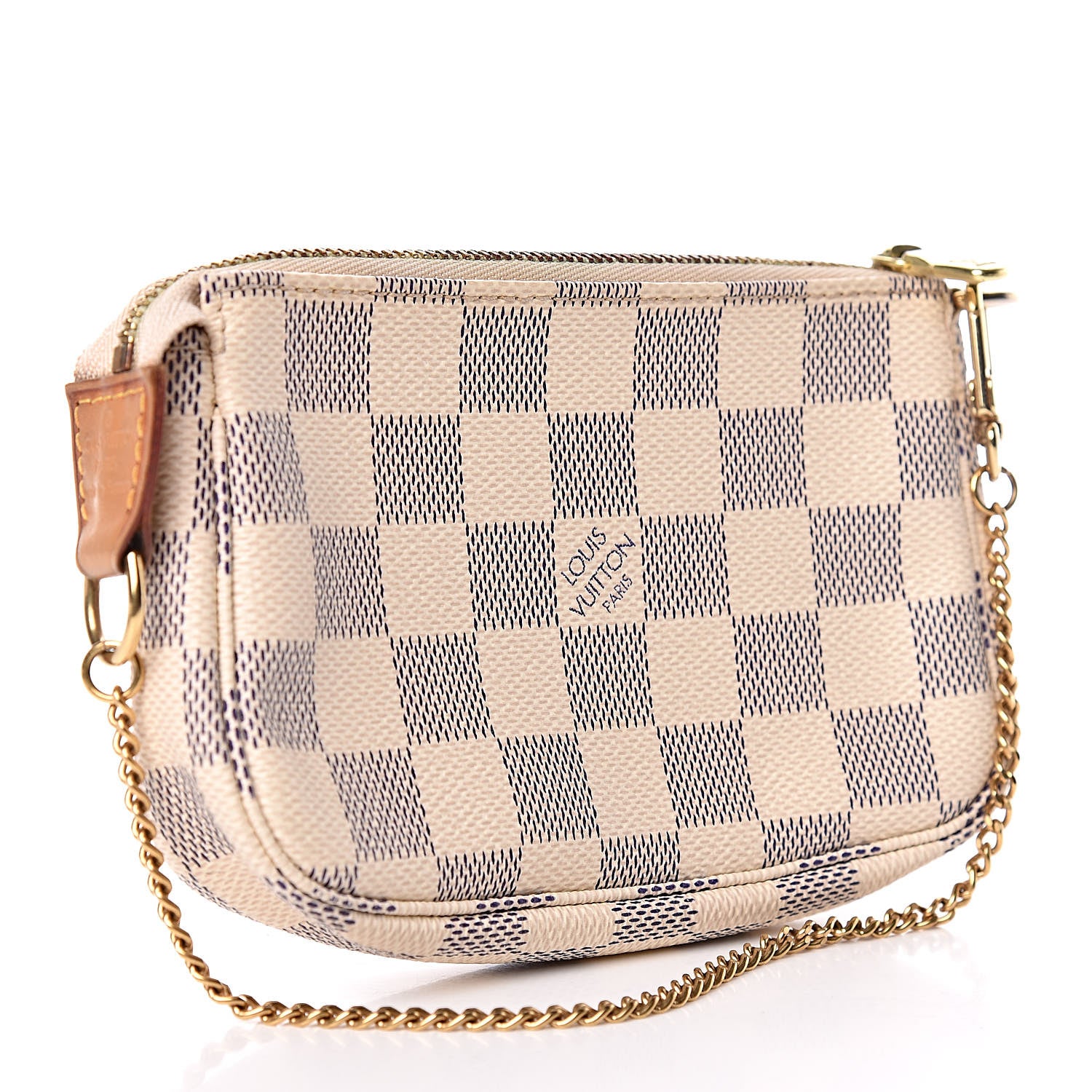 Louis Vuitton Damier Azur Mini Pochette Accessories 3 of 9