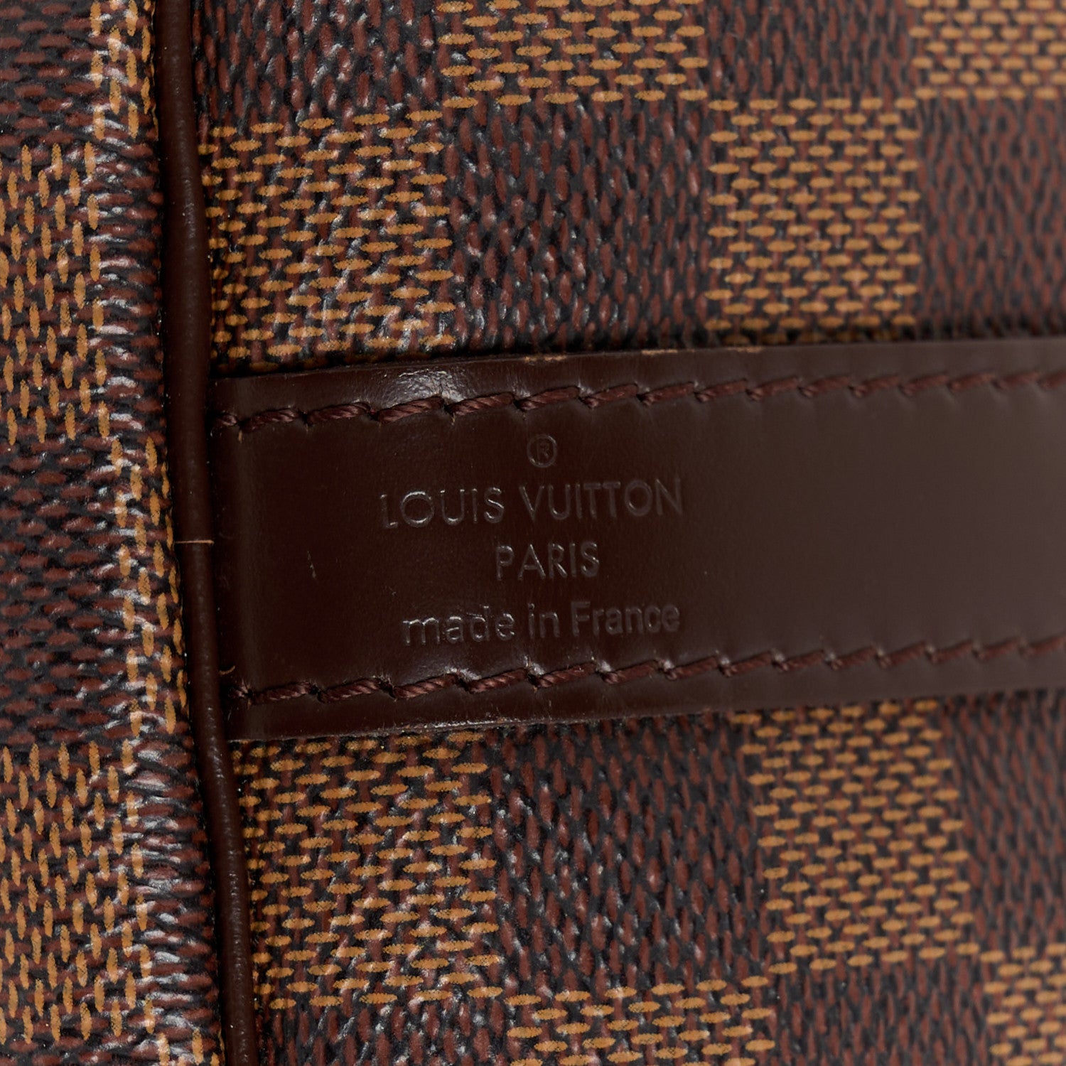 Louis Vuitton Damier Ebene Speedy Bandouliere 35 10 of 14