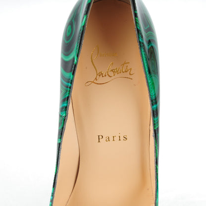 Christian Louboutin Patent Malachite So Kate 120 Pumps 37.5 Vert 7 of 7