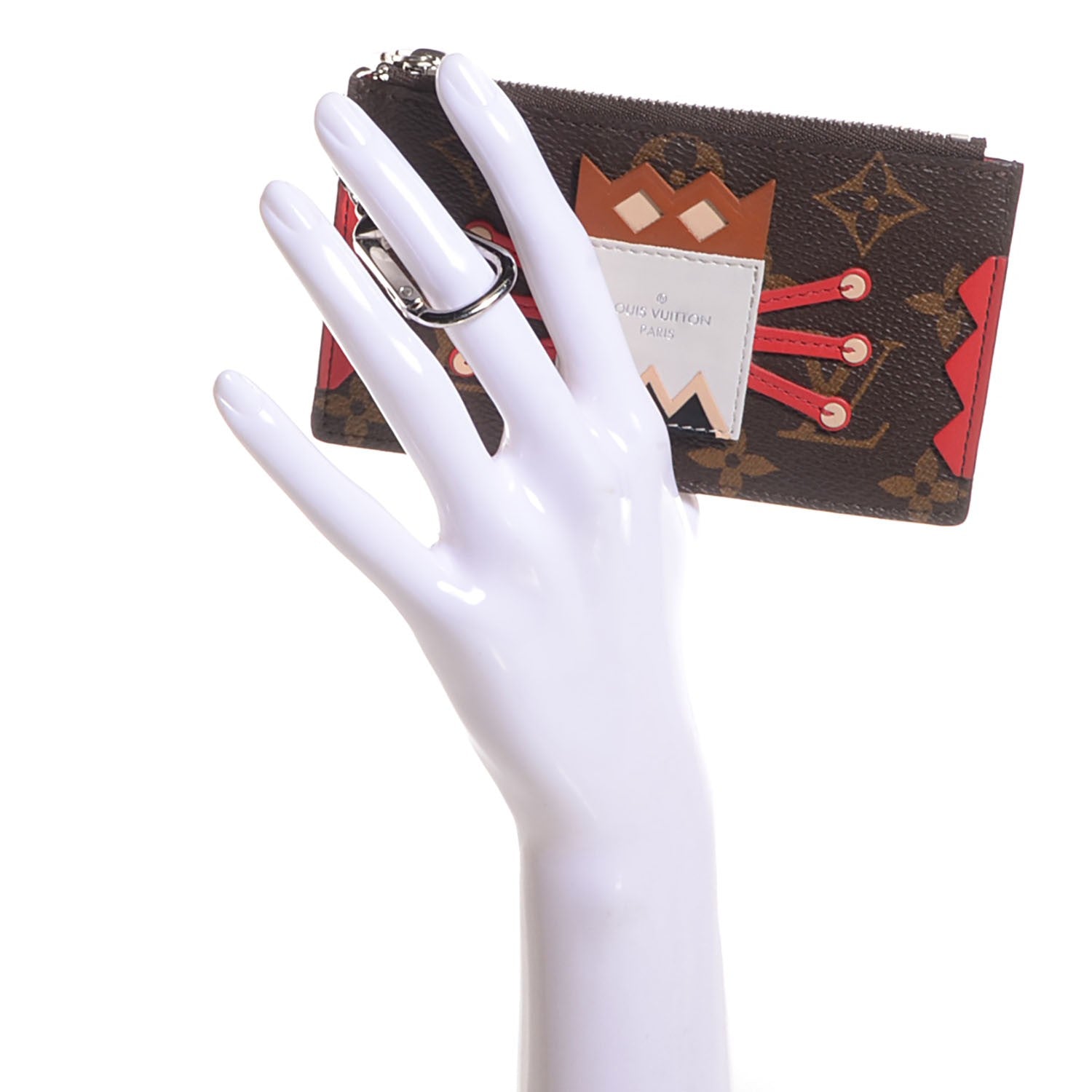 Louis Vuitton Monogram Tribal Key Pouch 2 of 7