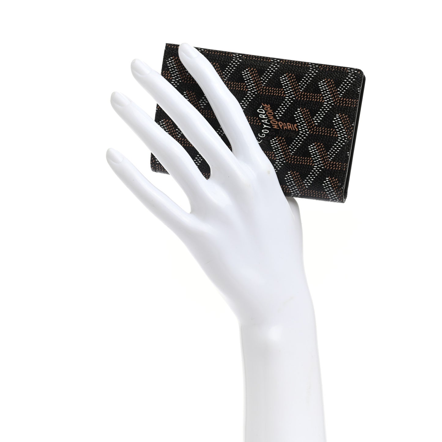 Goyardine Saint Pierre Card Holder Black