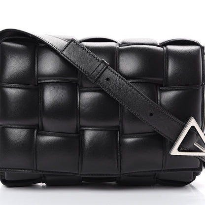 Bottega Veneta Nappa Maxi Intreccio Padded Cassette Crossbody Bag Black 6 of 8