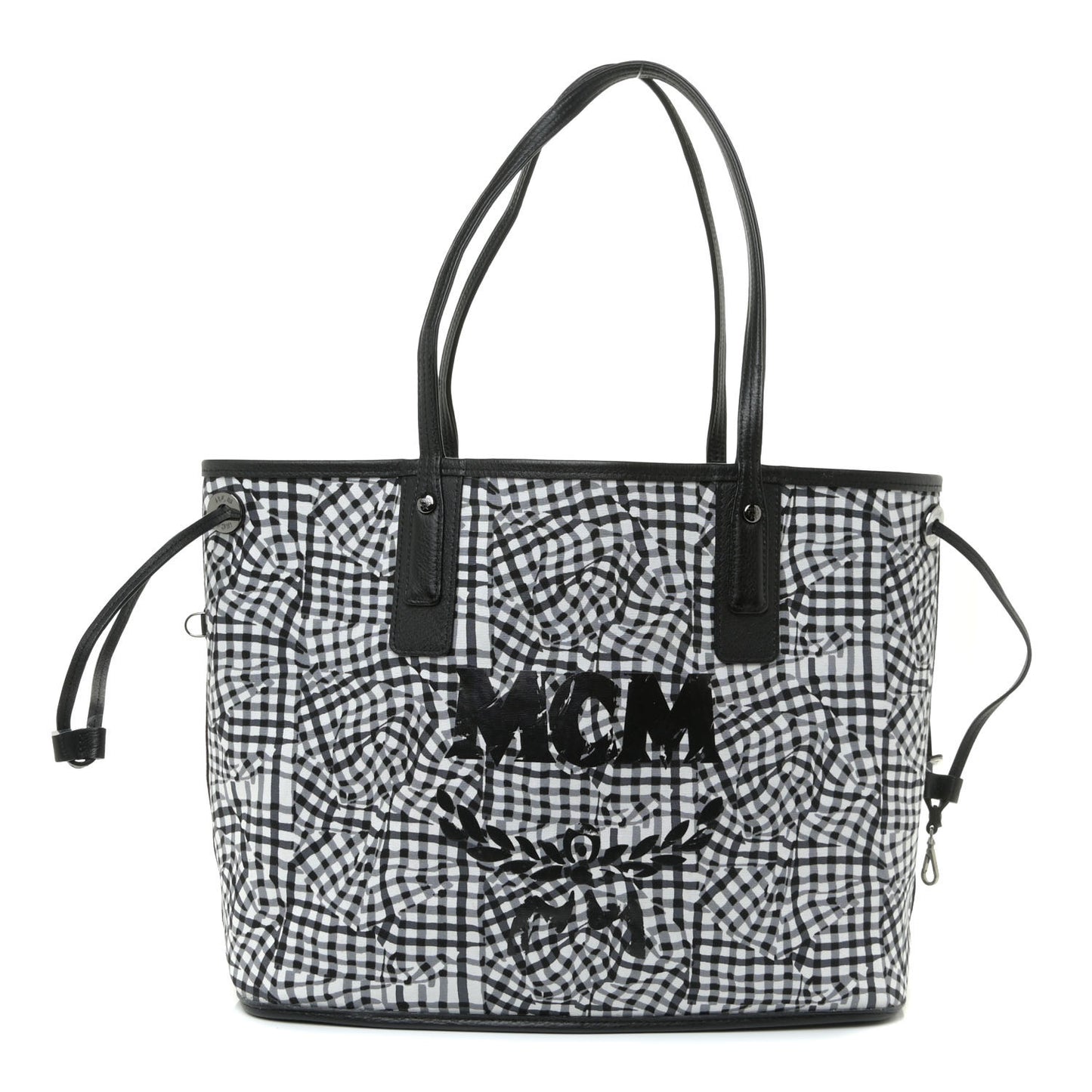 Visetos Medium Liz Reversible Shopper Tote Black