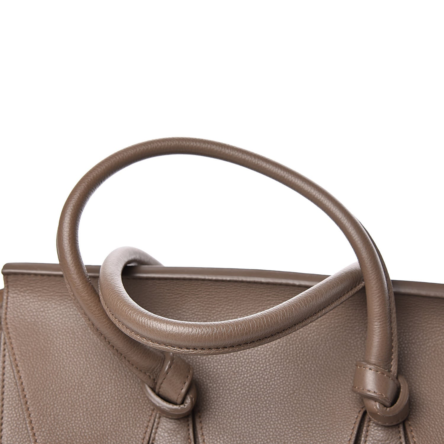 Celine Crisped Calfskin Medium Tie Knot Tote Taupe 23 of 31