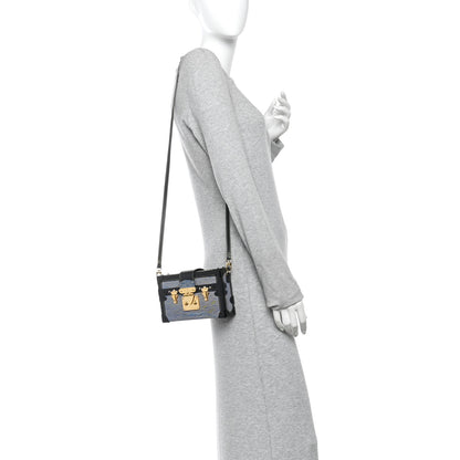 Louis Vuitton Epi Petite Malle Denim Light 2 of 9