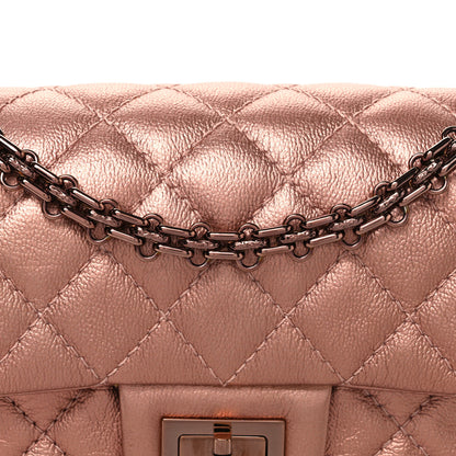 Chanel Metallic Grained Calfskin Quilted 2.55 Reissue Mini Flap Copper Pink Copper Pink 8 of 10