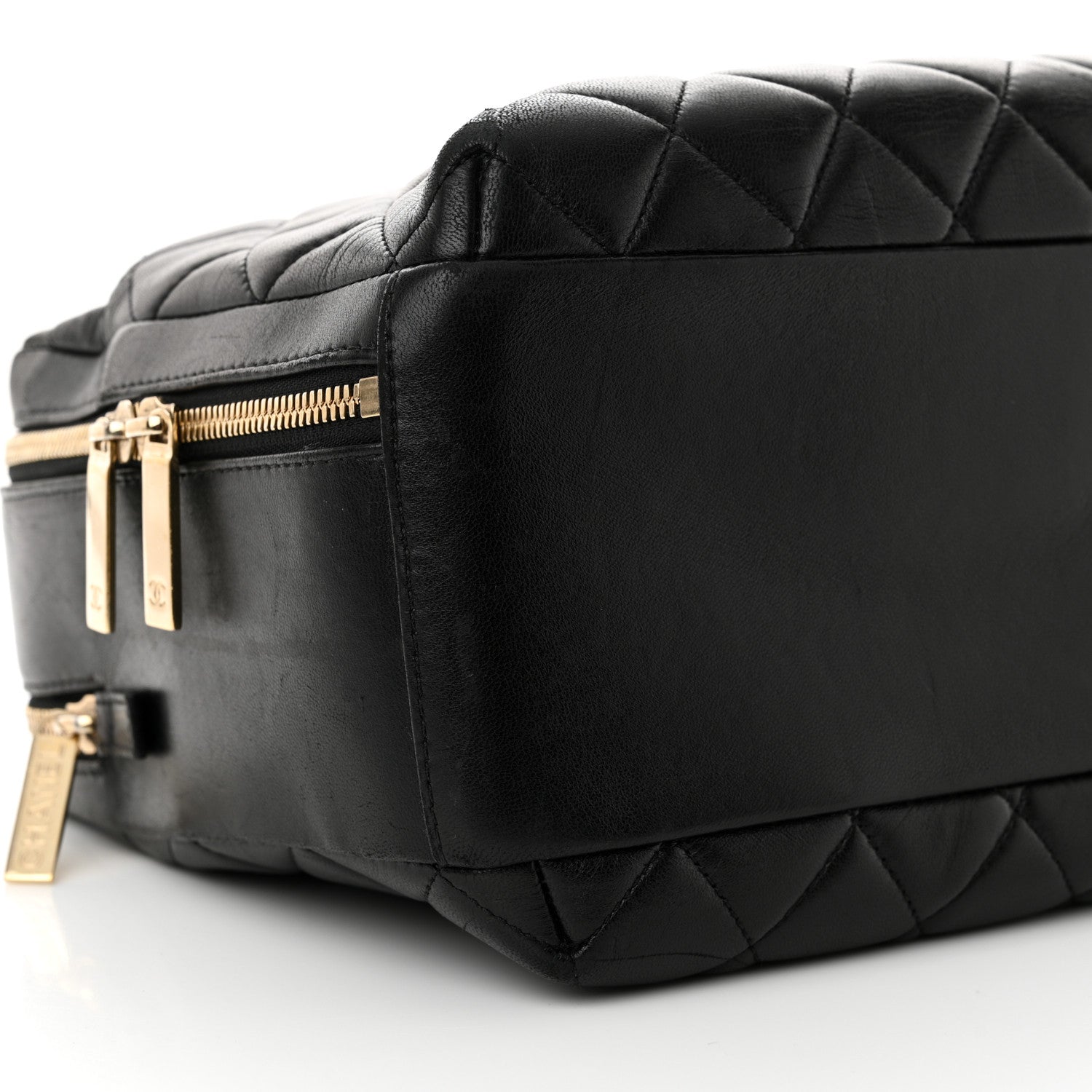 Chanel Lambskin Quilted Large Trendy CC Bowling Bag Black 10 of 13