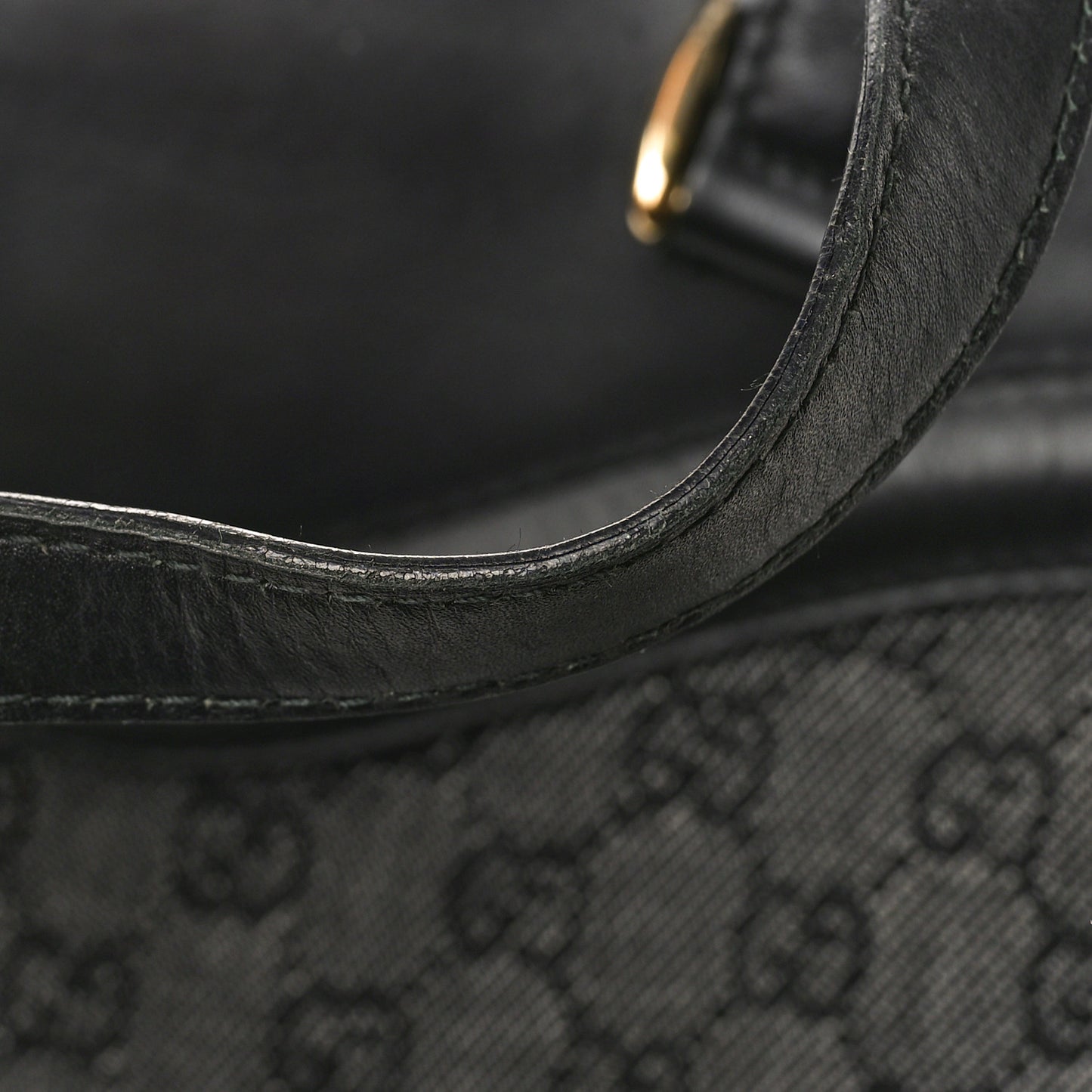 Monogram Crest Tote Black