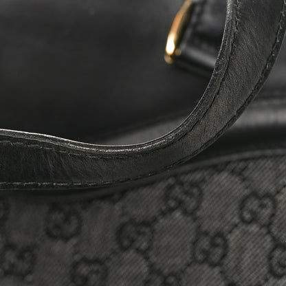 Gucci Monogram Crest Tote Black 12 of 14