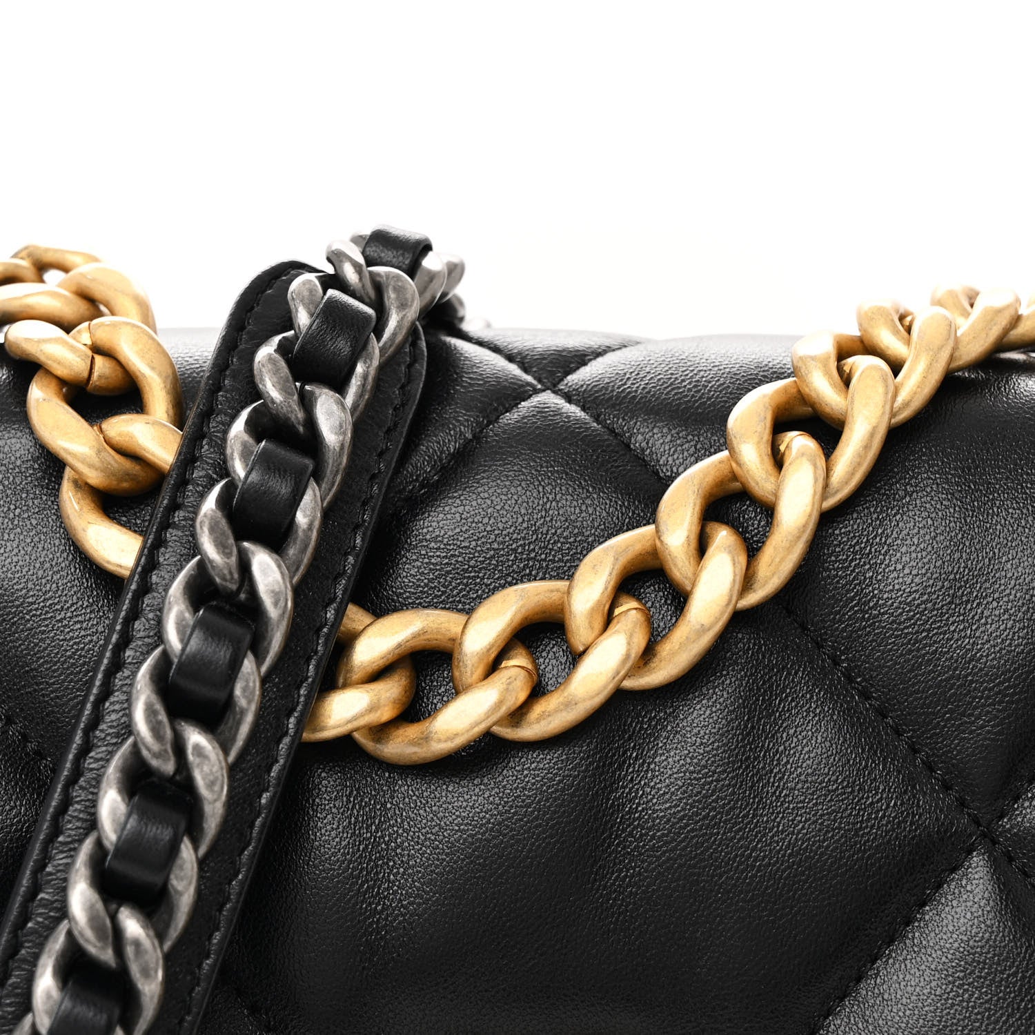 Chanel Lambskin Quilted Medium Chanel 19 Flap Black 8 of 11