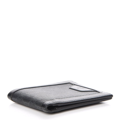 Gucci GG Supreme Monogram Bi-Fold Wallet Black Grey 4 of 11