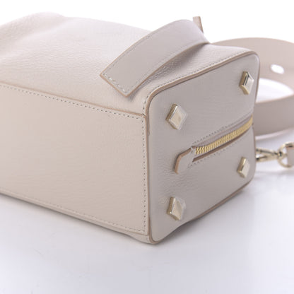 MCM Goatskin Milano Boston Bag Pink Tint 7 of 9