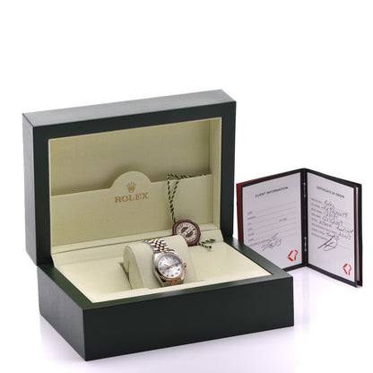 Rolex Stainless Steel 18K Everose Gold 26mm Oyster Perpetual Datejust Watch Pink 179171 7 of 7