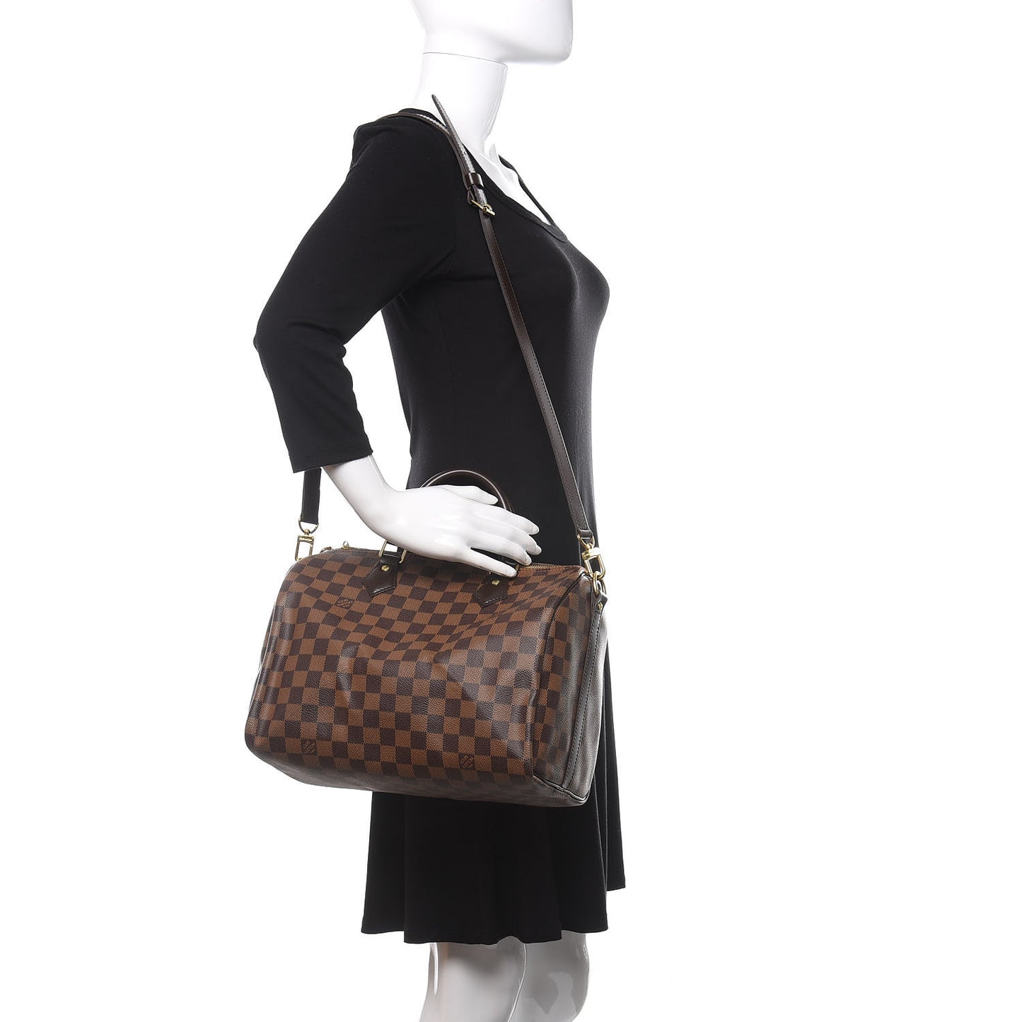 Damier Ebene Speedy Bandouliere 30