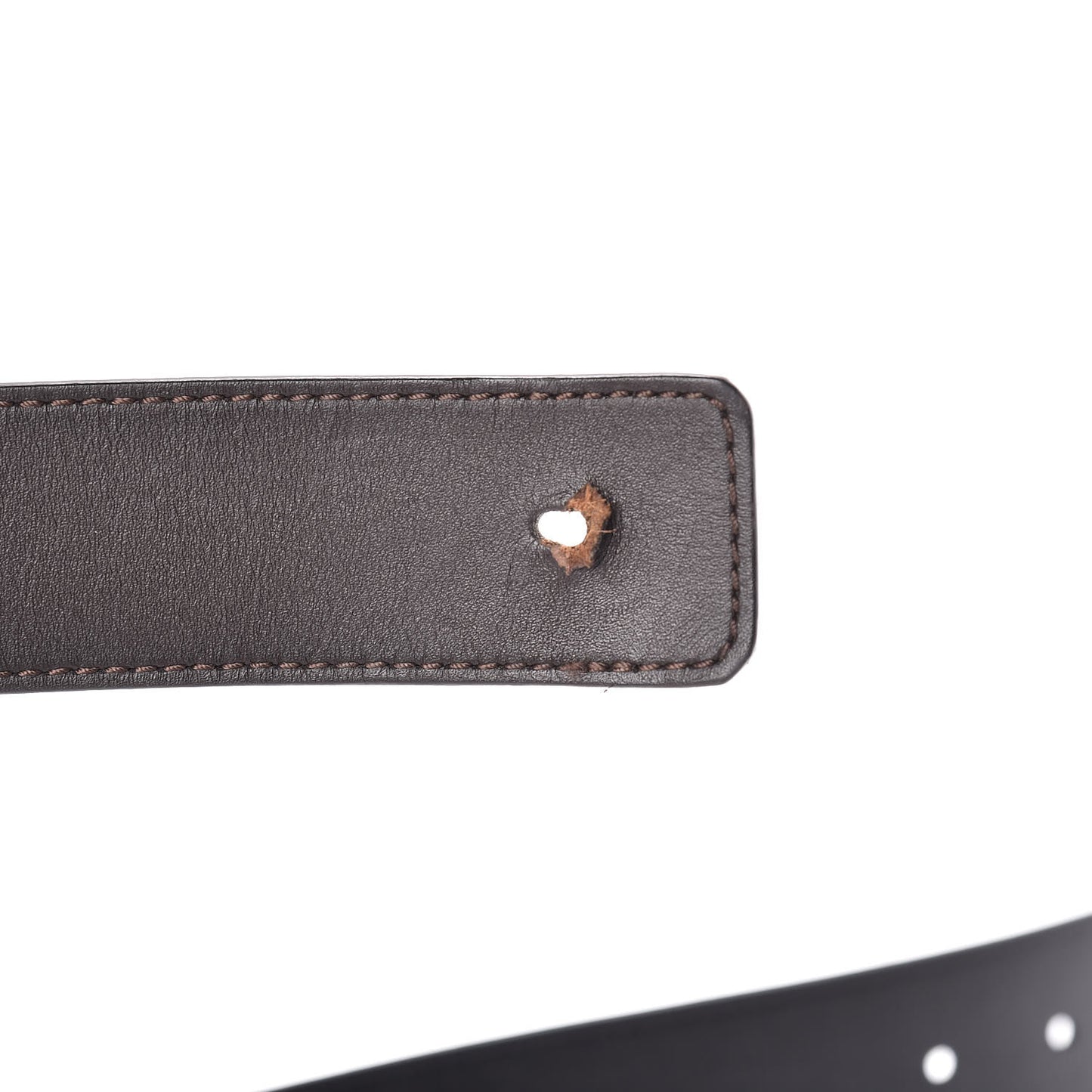 Calfskin 40mm LV Initiales Reversible Belt 100 40 Dark Brown Black