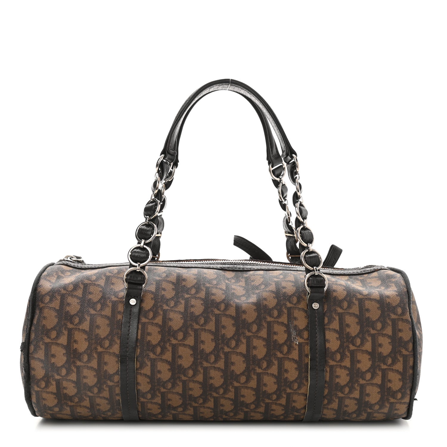 Christian Dior Monogram Trotter Romantique Boston Bag Brown 1 of 19
