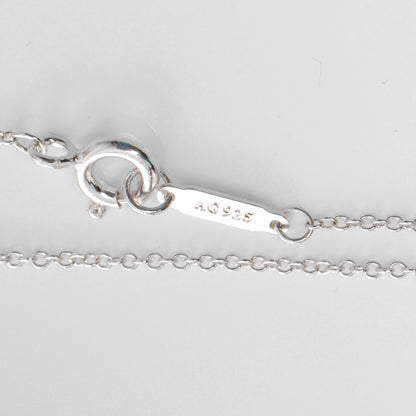 Tiffany Sterling Silver I Love You Heart Tag Pendant 6 of 6