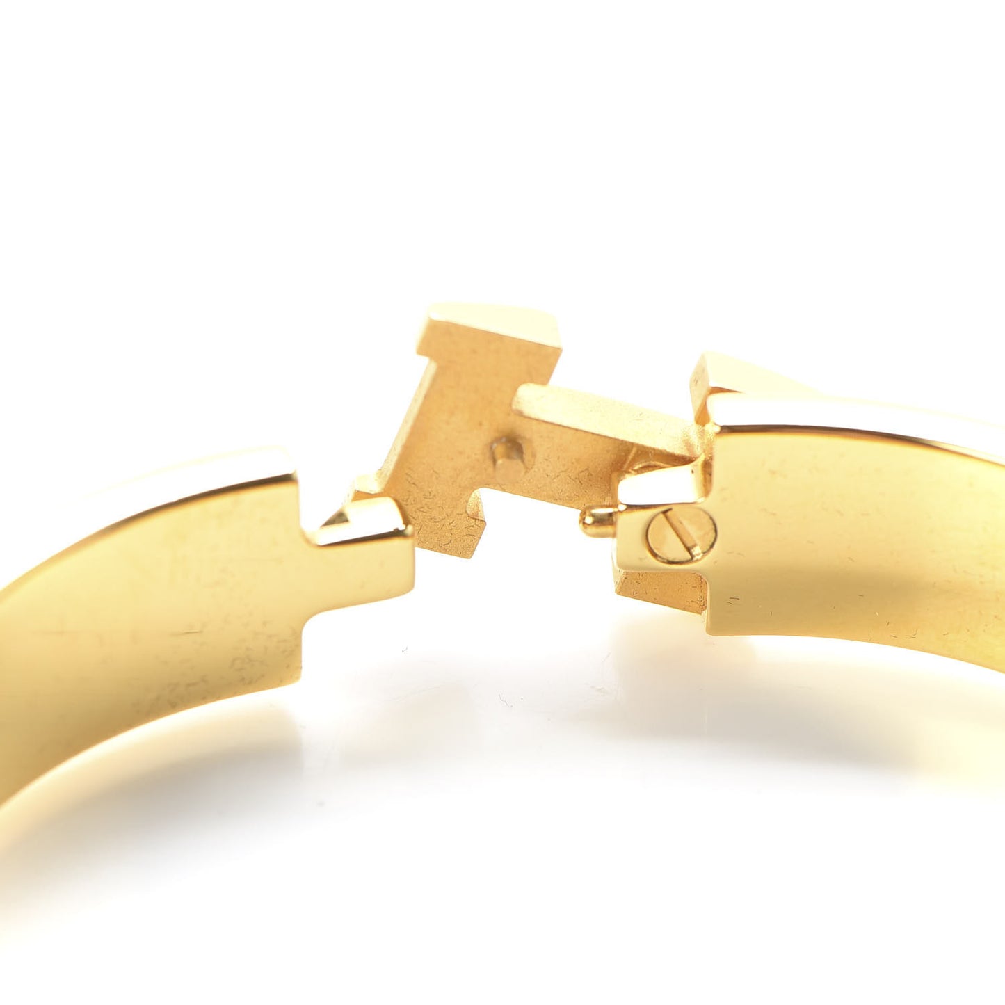 Enamel Narrow Clic Clac H Bracelet PM Rouge Vif