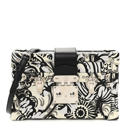 Louis Vuitton Epi Floral Petite Malle White Black 1 of 10
