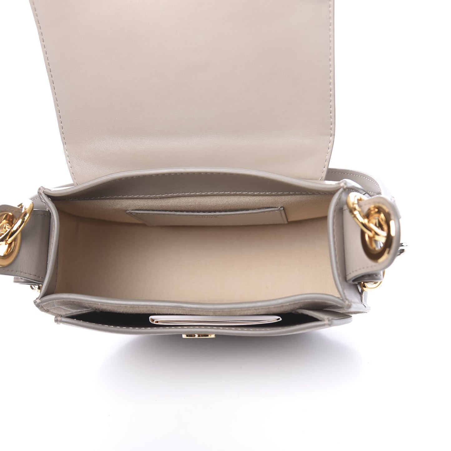 Calfskin Small Tess Bag Motty Grey