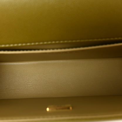 Chanel Caviar Quilted Medium Boy Flap Green 5 of 11
