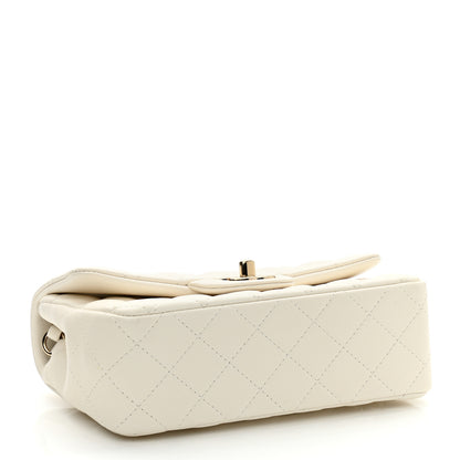 Chanel Lambskin Quilted Mini Rectangular Flap White 4 of 11