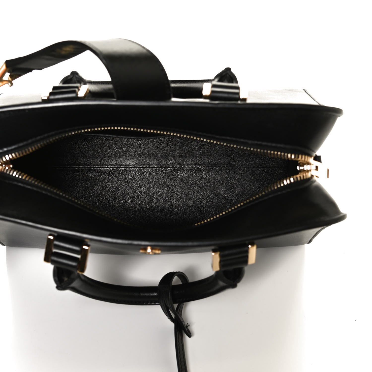 Saint Laurent Calfskin Monogram Baby Cabas Black 5 of 10