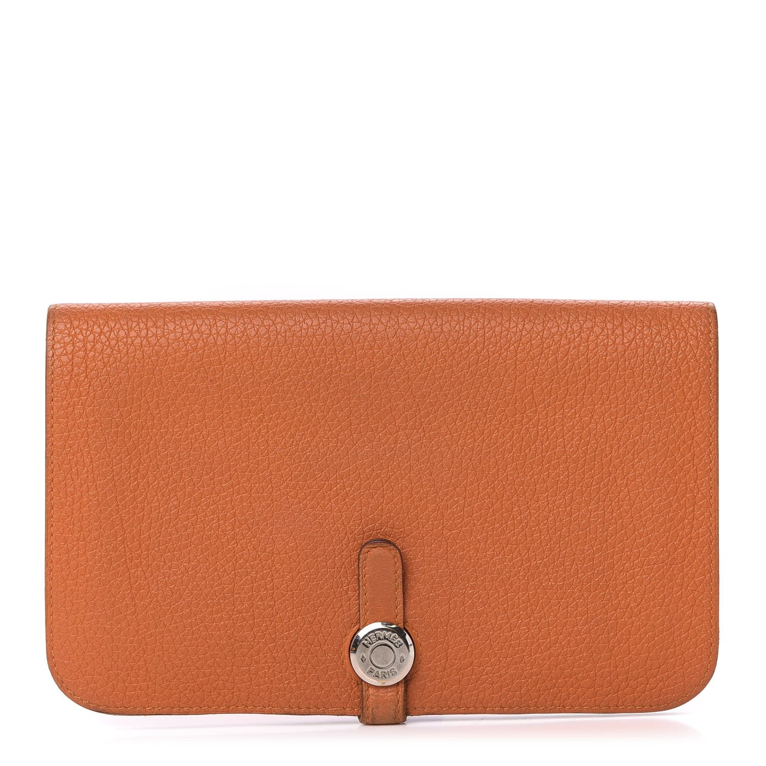 Hermes Togo Dogon Duo Wallet Orange 1 of 15