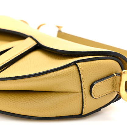 Christian Dior Grained Calfskin Mini Saddle Bag Beige 10 of 10