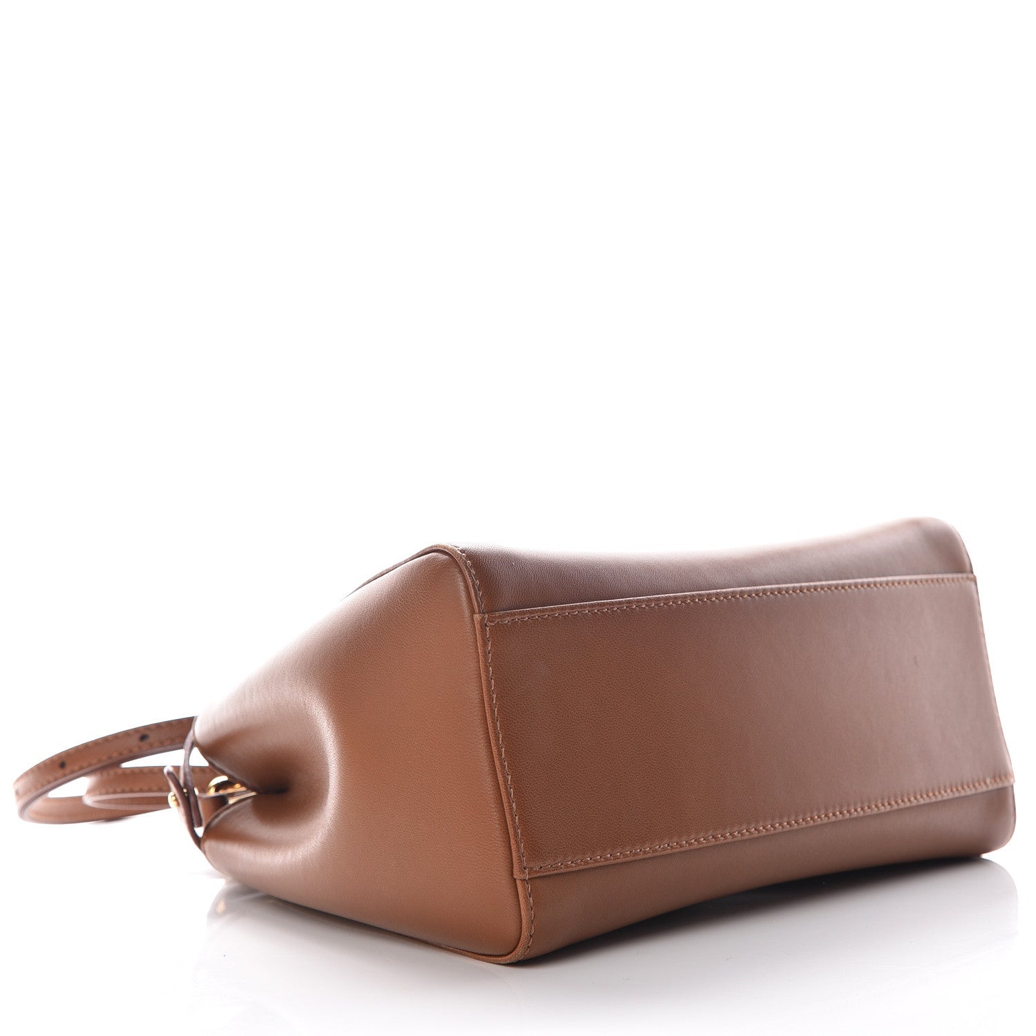 Fendi Nappa Mini Peekaboo Iconic Satchel Corteccia 5 of 13