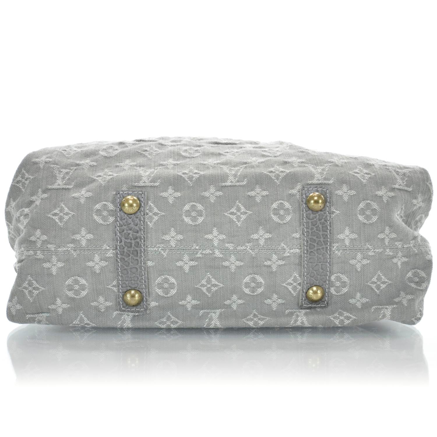 Louis Vuitton Denim Neo Cabby MM Grey 6 of 9