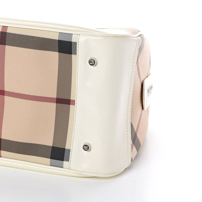 Burberry Nova Check Bowling Bag White 8 of 8