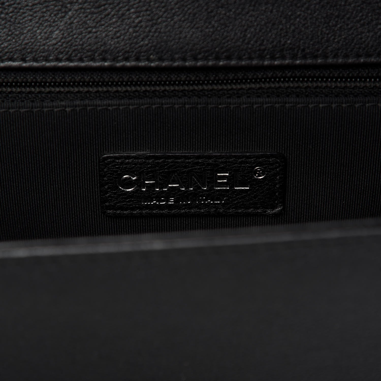 Chanel Calfskin Quilted Large Boy Flap Black 8 of 9