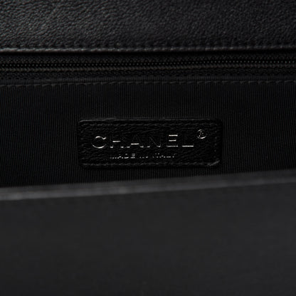Chanel Calfskin Quilted Large Boy Flap Black 8 of 9