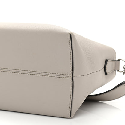 Fendi Vitello Dolce 4 Color Medium By The Way Boston Bag Grigio Polvere Arancio Multicolor 11 of 14