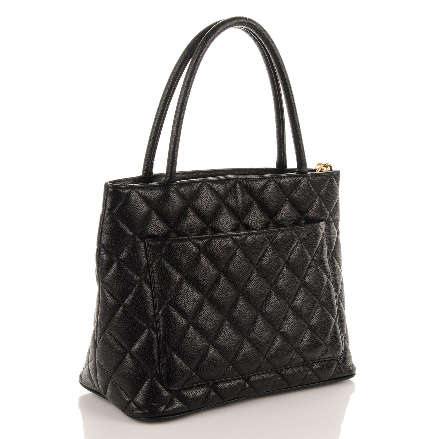 Chanel Caviar Quilted Medallion Tote Black 5 of 12