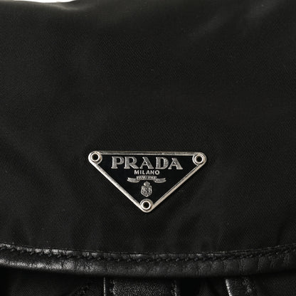 Prada Tessuto Nylon Vitello Backpack Black 15 of 16