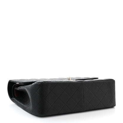 Chanel Caviar Quilted Jumbo Double Flap Black 4 of 11