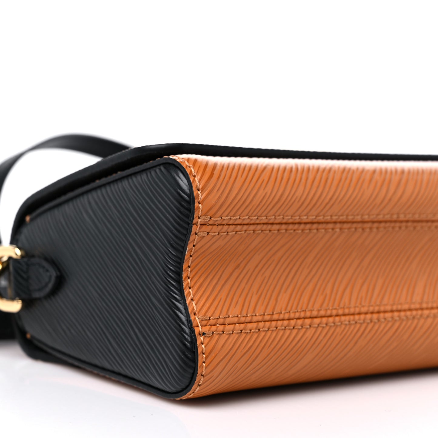 Epi Crafty Twist Shoulder Bag Mini Caramel