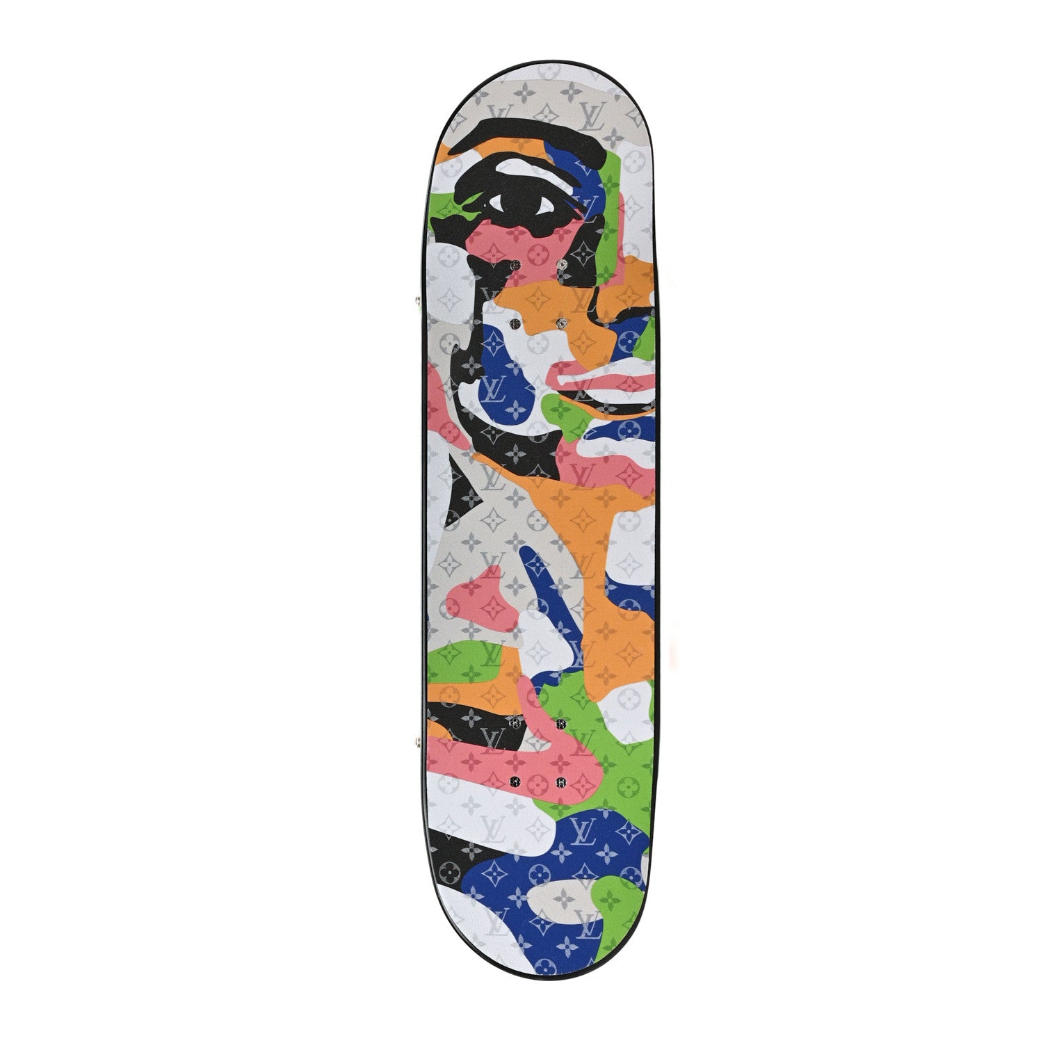 Louis Vuitton Monogram Portrait Wood Skateboard Multicolor 1 of 7