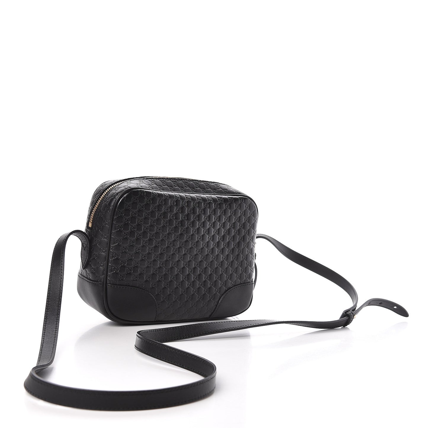 Microguccissima Mini Bree Messenger Bag Black