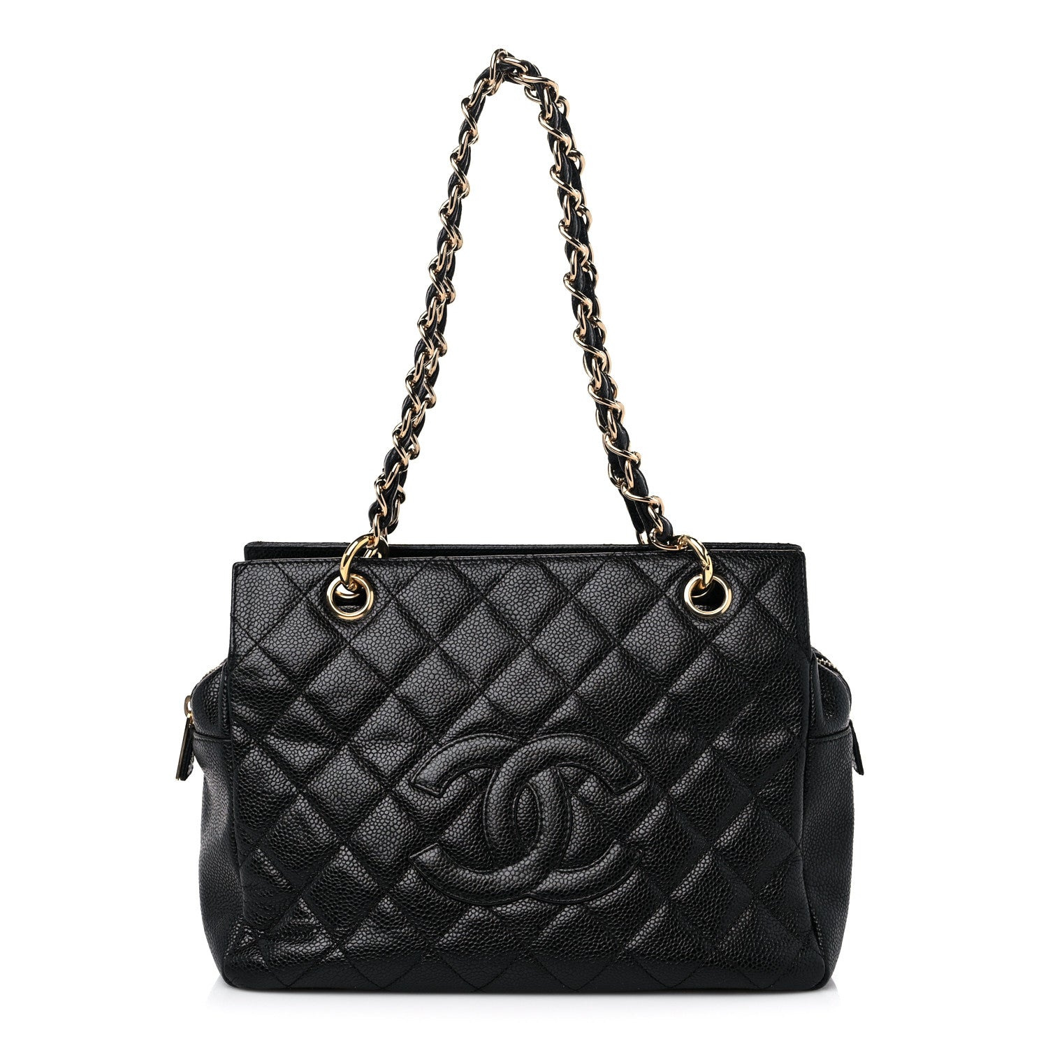 Chanel Caviar Quilted Petit Timeless Tote PTT Black 1 of 9