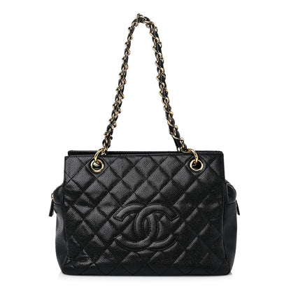 Chanel Caviar Quilted Petit Timeless Tote PTT Black 1 of 9