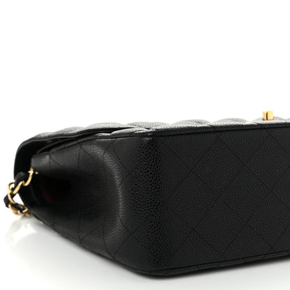 Chanel Caviar Quilted Jumbo Double Flap Black 9 of 11