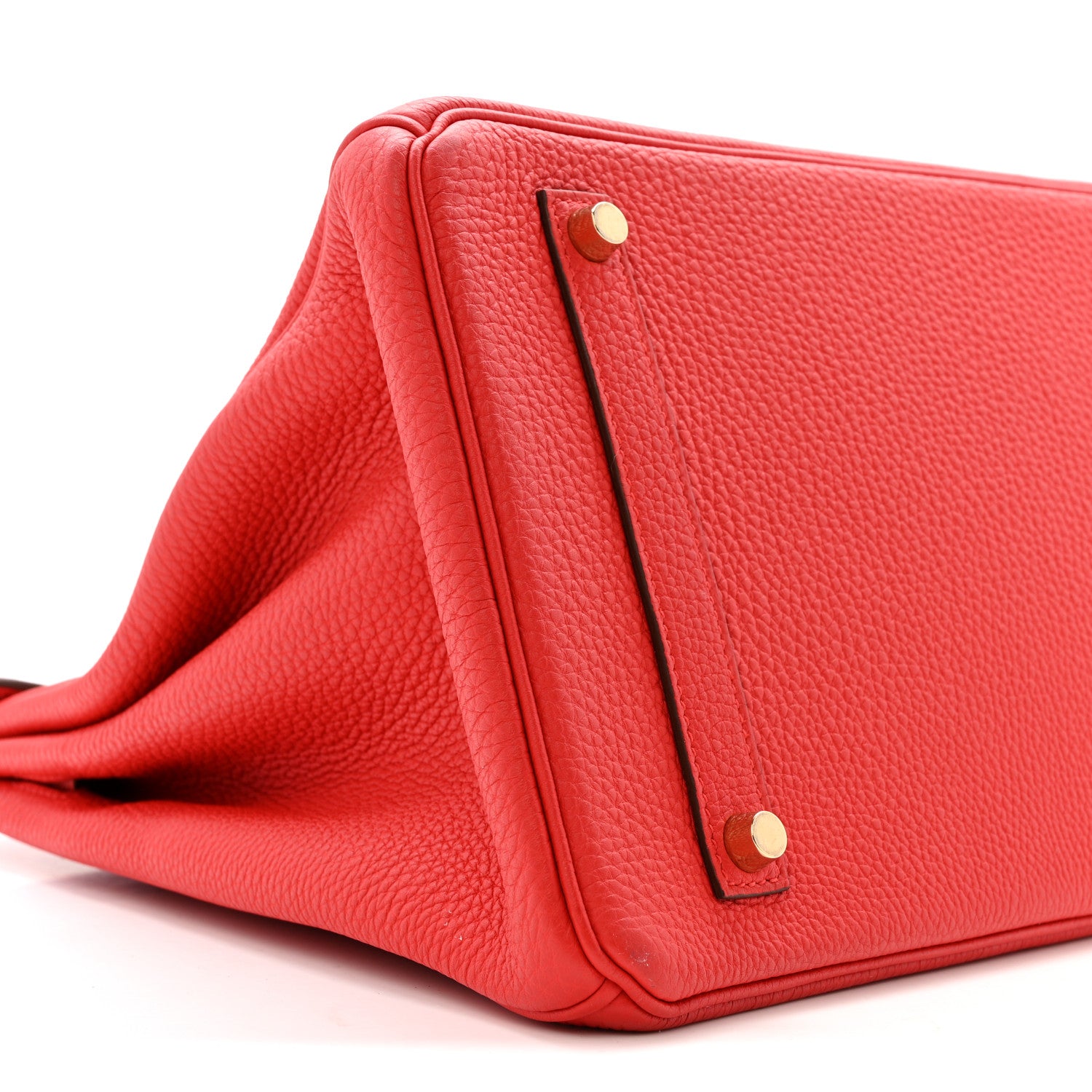 Hermes Togo BIRKIN 35 Rouge De Coeur 9 of 15