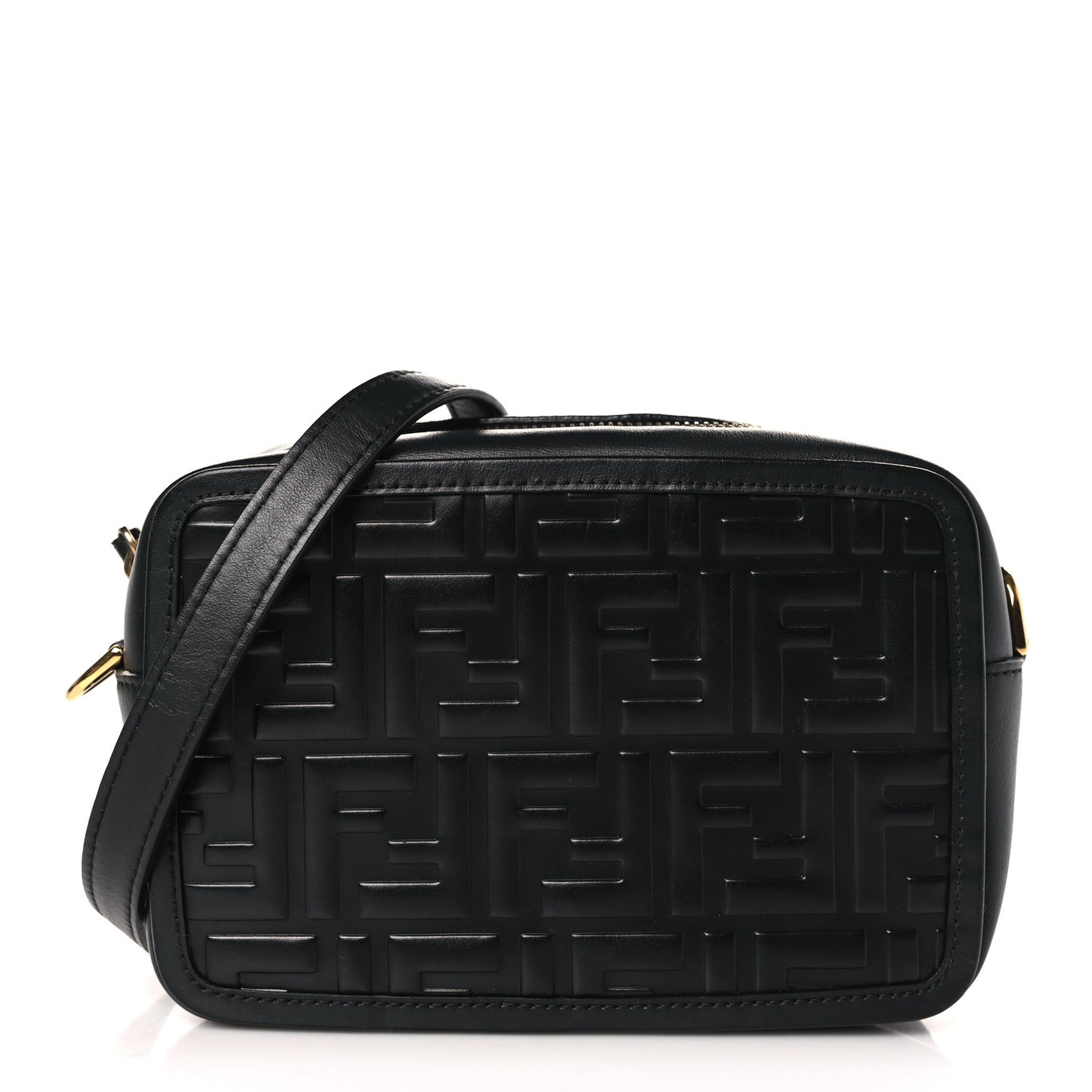 Vitello Century FF 1974 Embossed Mini Camera Case Black