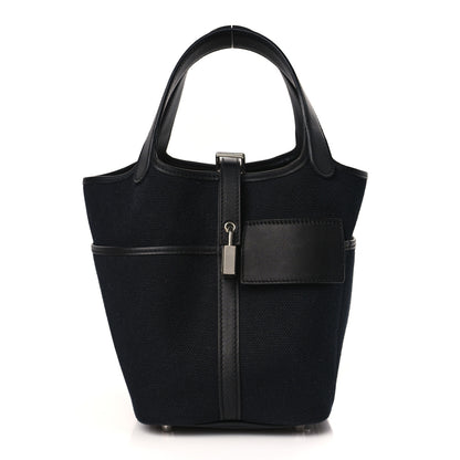 Hermes Toile Goeland Swift Cargo Picotin Lock 18 Black 1 of 10