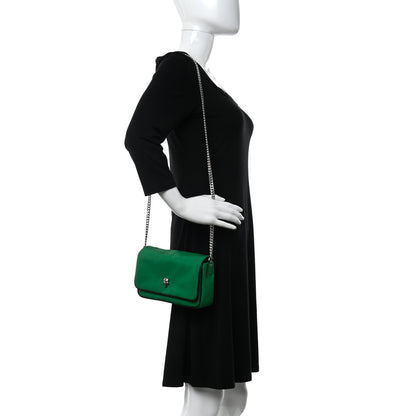 Alexander McQueen Nylon Skull Camera Crossbody Bag Green 2 of 12