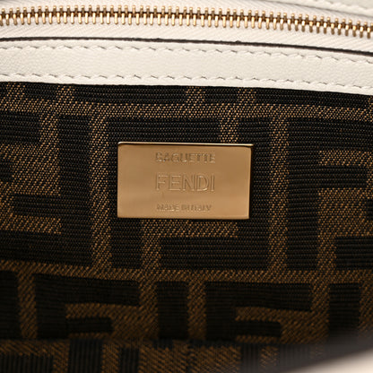 Fendi Shiny Nappa Multipocket Baguette White 6 of 10